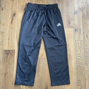 Adidas Black Sweatpants Climarwarm Size Large Straight Leg 31” Inseam